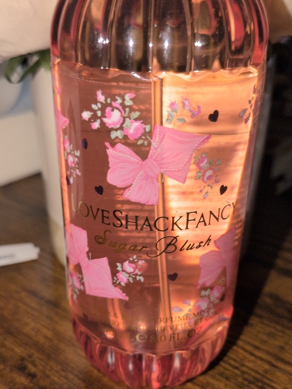 LOVE SHACK Fancy Sugar Blush Body And Hair Fragrance New